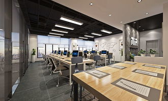 200平現代簡約辦公空間裝修效果案例 匯海廣場王總辦公室工程裝修實景圖賞析 土巴兔家居室內裝修設計效果圖